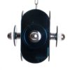 1960's Blue Mirror & Clear Glass 4 light Attributed to Crystal Arte - Image 5