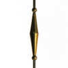 1940's Brass & Glass Pendant in style of Pietro Chiesa - Image 5