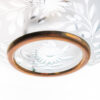 1940's Brass & Glass Pendant in style of Pietro Chiesa - Image 2