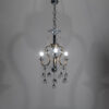 1970's Chrome & Glass Chandelier by Gaetano Sciolari - Image 14